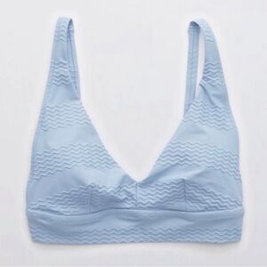 Aerie Jacquard Bikini in Monaco Blue